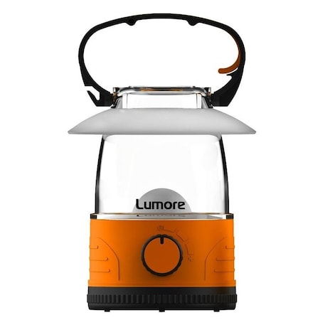 Lumore Series Camping Lantern, AA Battery, LED Lamp, 50 Lumens Lumens, 120 Hr Max Runtime